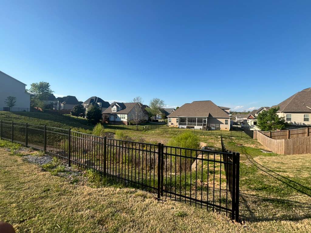 Residential wood privacy fence Chattanooga TN